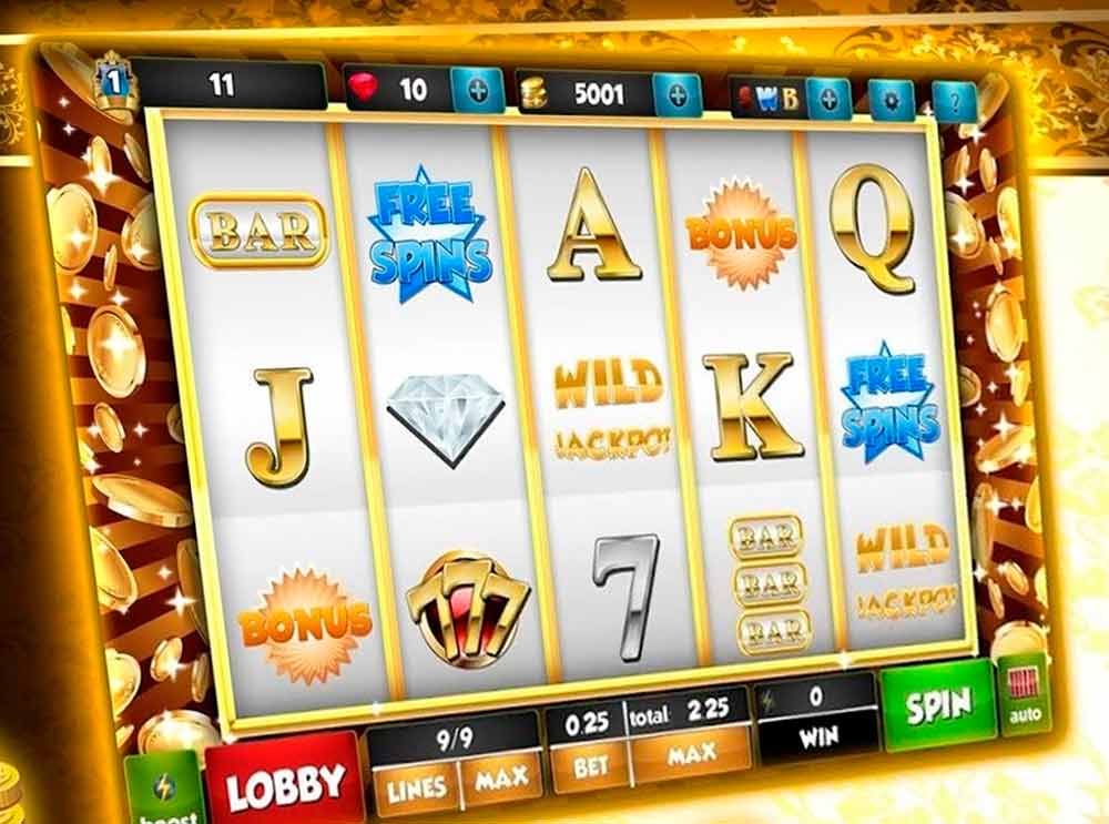 Machine à sous sur casino mobile